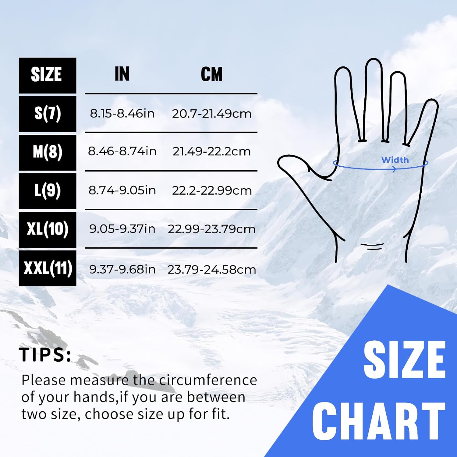HANDLANDY 2 Pairs Waterproof Work Gloves for Cold Weather, Insulated Winter Freezer Work Gloves with Grip for Men & Women