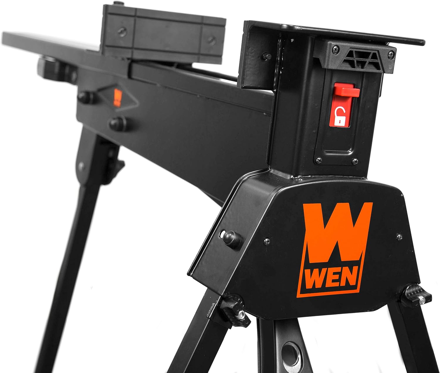 WEN Clamping Saw Horse and Work Bench, 600-Pound Capacity (WA601) Black