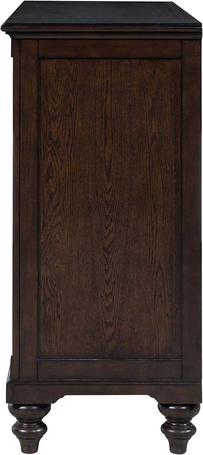 Coaster Home Furnishings Andover Traditional 58-inch 8-Drawer Bedroom Dresser Clothing Storage Cabinet Wide Chest of Drawers Organizer Unit Dark Oak 223633