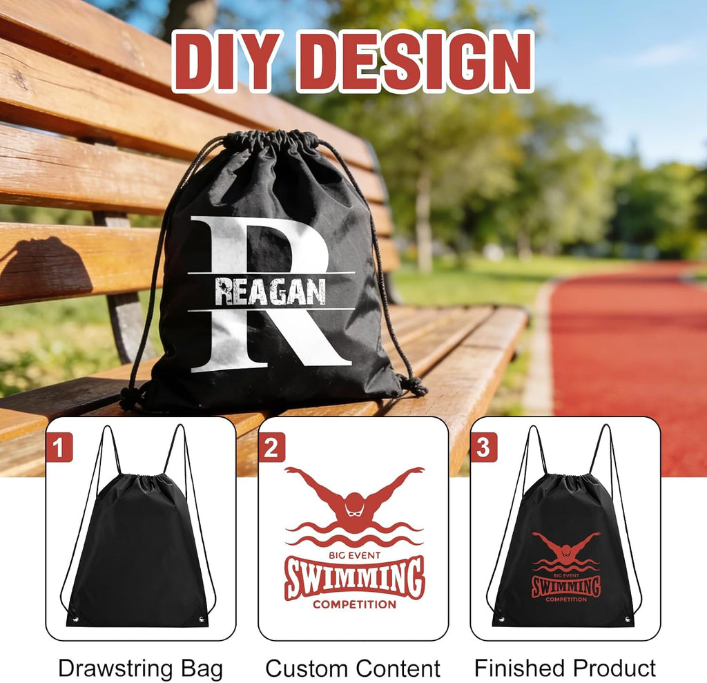 Custom Drawstring Backpack Gym Drawstring Bags 100 Packs Personalized Draw String Backpack with Your Logo Image Text Customized SackPack Bags for Sports Traveling Gym Swimming Yoga Daily Use