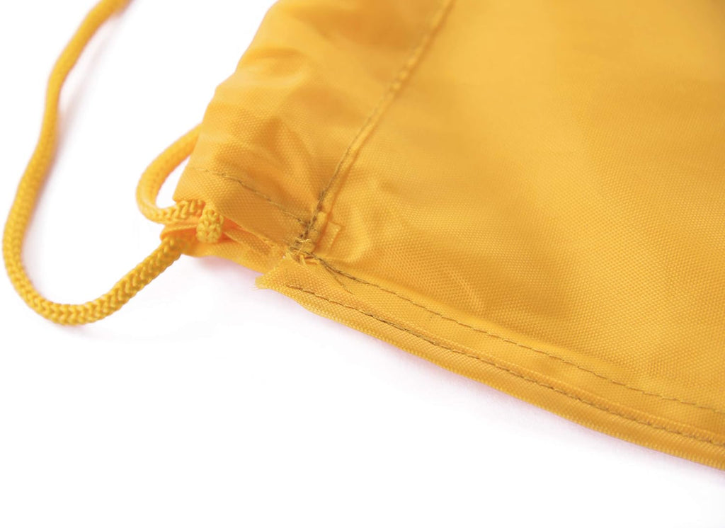 Mato & Hash Custom Bags With Your Logo | 100PK Promotional Drawstring Backpack - 100PK Athletic Gold CE2500