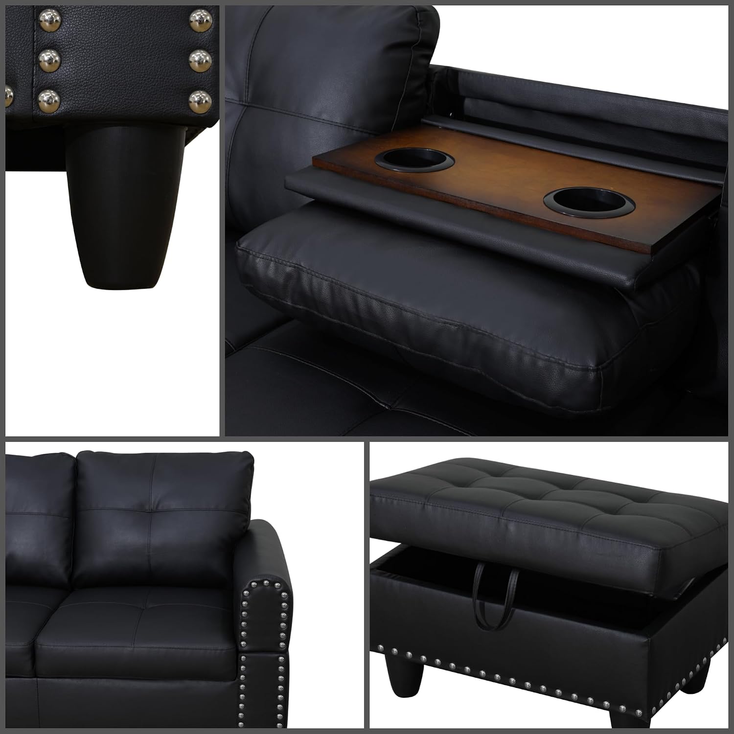 L Shaped Couches for Living Room, Sectional Couch Living Room Furniture