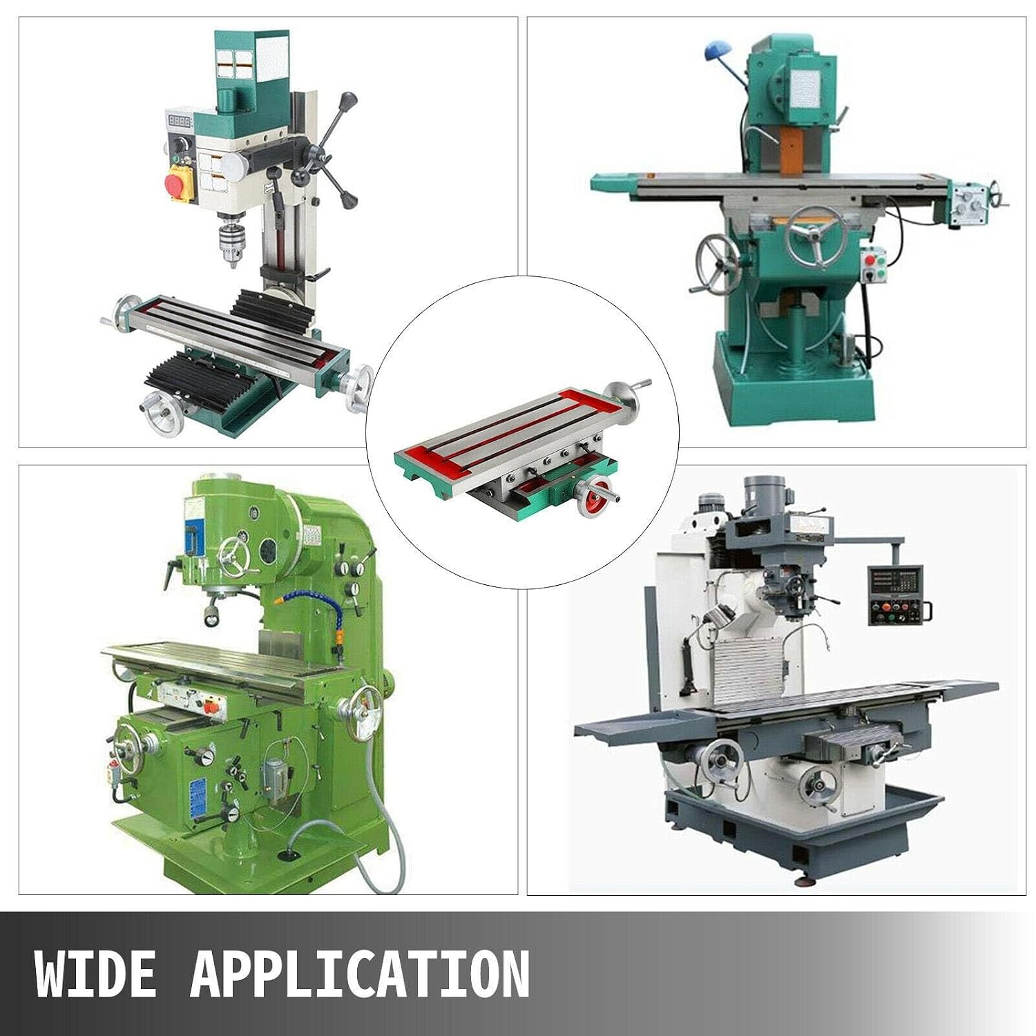 2 Axis Cross Slide Bench Drill Vise Fixture Adjustable Handle Workbench Compound Multifunction Milling Machine Work Table Component