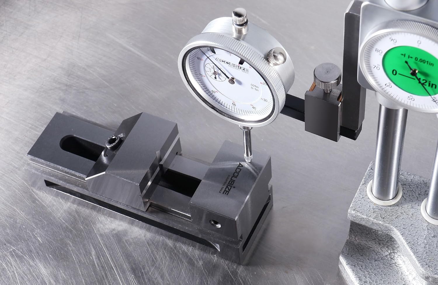 Accusize Industrial Tools Height Gauge Adaptor with Clamps, 0002-0881, 6 Units