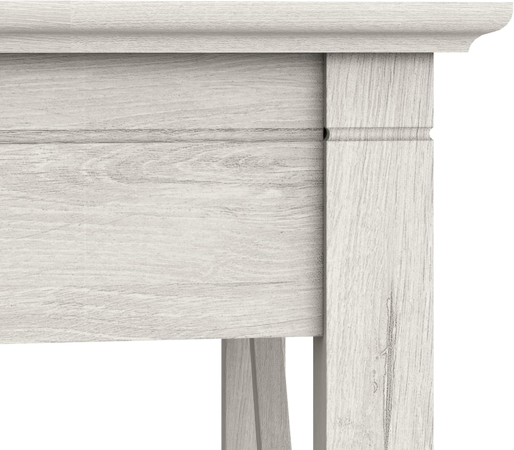 Bush Home Key West Coffee Table with Set of 2 End Tables in Linen White Oak