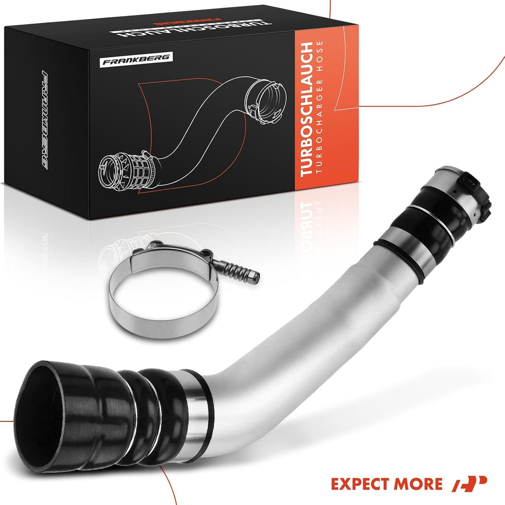 A-Premium Turbocharger Intercooler Hose Compatible with Ford F-250 Super Duty 2011 2012 2013 2014, V8 6.7L Turbocharged, with 1 Clamp, Replace# BC3Z6C646A, ‎BC3Z-6C646-A