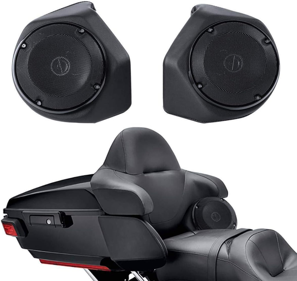 TCMT King Motorcycle Trunk Box Backrest Pad Luggage Rack Speakers Taillight Fit For Harley 2014-2025 Touring CVO Road King Road Glide Street Glide Electra Glide Pack