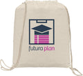 Custom Backpacks, Java - 5 oz. Cotton Drawstring Backpack - Heat Transfer, $4.49/pc, Qty 100 Personalized Backpacks - Natural