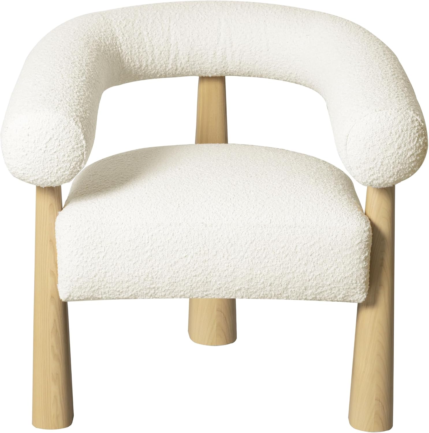 Tov Furniture Spara Cream Performance Boucle Accent Chair (Cream)
