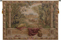 C Charlotte Home Furnishings Inc Verdure Au Chateau II French Tapestry Wall Hanging | Viscose Cotton and Polyester Blend Wall Art | 58 in. x 74 in | Home Decor Accents