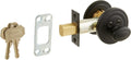 Baldwin 8231190 Images, Traditional Satin Black Keyed Entry Deadbolt