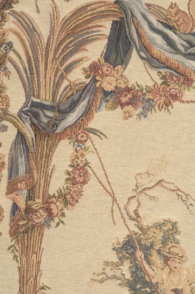 C Charlotte Home Furnishings Inc Romantic Swing European Tapestry Wall Hanging | Viscose Cotton and Polyester Blend Wall Art | 30 in. x 20 in | Home Decor Accents | Inspired by Famous