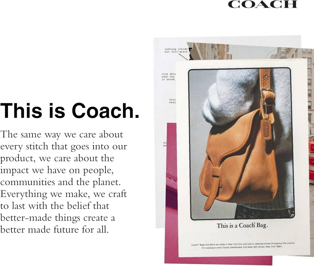 COACH The Originals Glovetanned Leather Turnlock Backpack