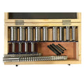 Keyway Broach Kit 22pcs Keyway Broach Set HSS Metric Keyway Cutting Tool for CNC Machine Precision