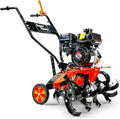 SuperHandy Tiller Cultivator – 7HP 209cc Engine, Adjustable Tilling Width & Depth, Heavy-Duty Steel Tines for Garden Soil Prep, Landscaping & Weed Removal (Front Tine Tiller)