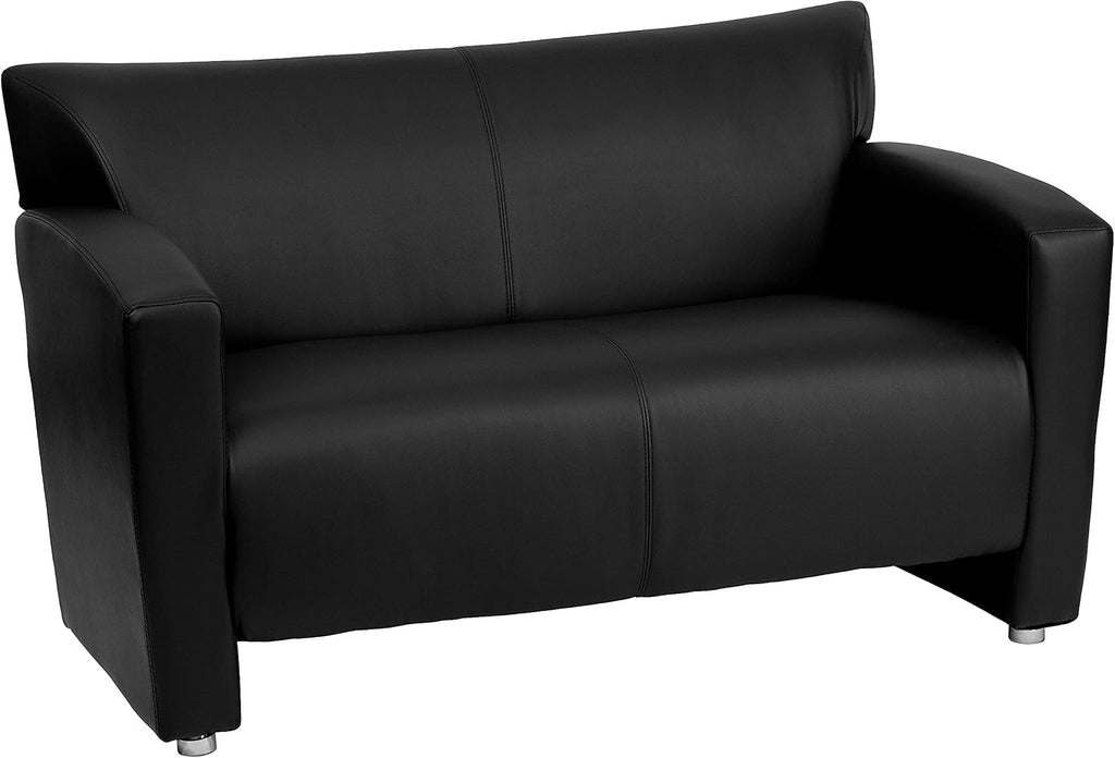 Flash Furniture HERCULES Majesty Series Black LeatherSoft Loveseat