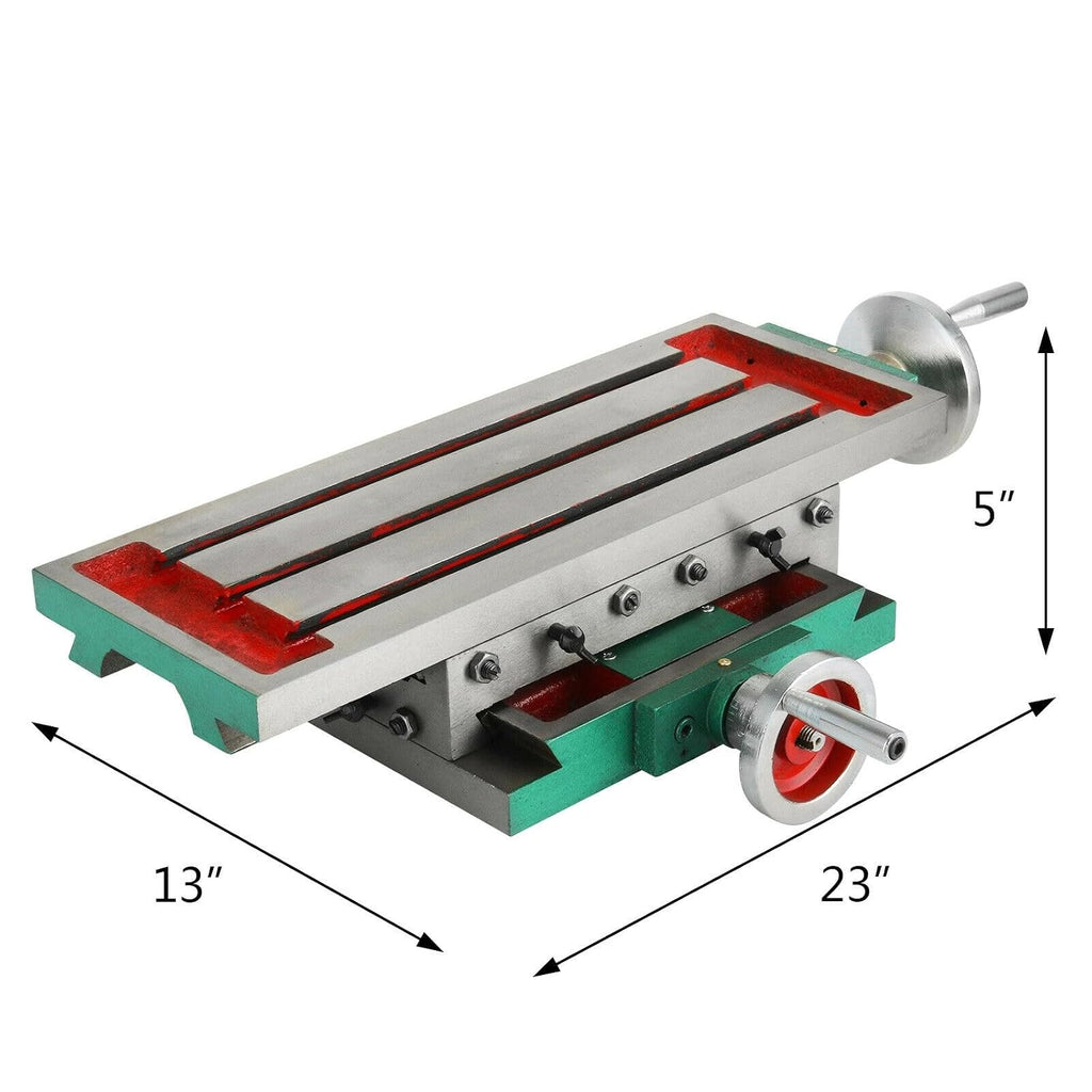2 Axis Cross Slide Bench Drill Vise Fixture Adjustable Handle Workbench Compound Multifunction Milling Machine Work Table Component