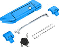 Tour Pack Latches,Tour Pack Trunk Lid Latch with Keys Fit for Harley Touring/Road King/Road Glide/Street Glide/Electra Glide/Ultra-Classic 2014+ Electric Blue