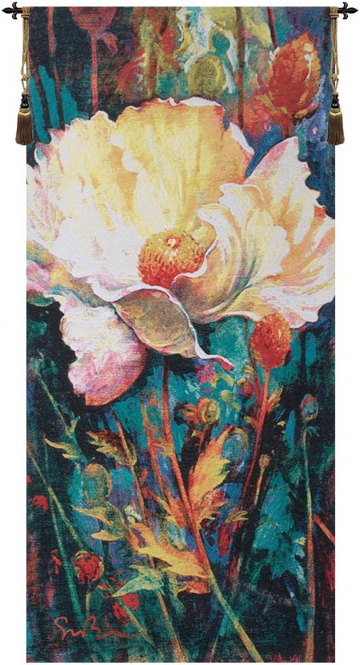 In Your Light By Simon Bull Belgian Tapestry Wall Hanging - 36 in. x 72 in. Cotton/Viscose/Polyester by Simon Bull