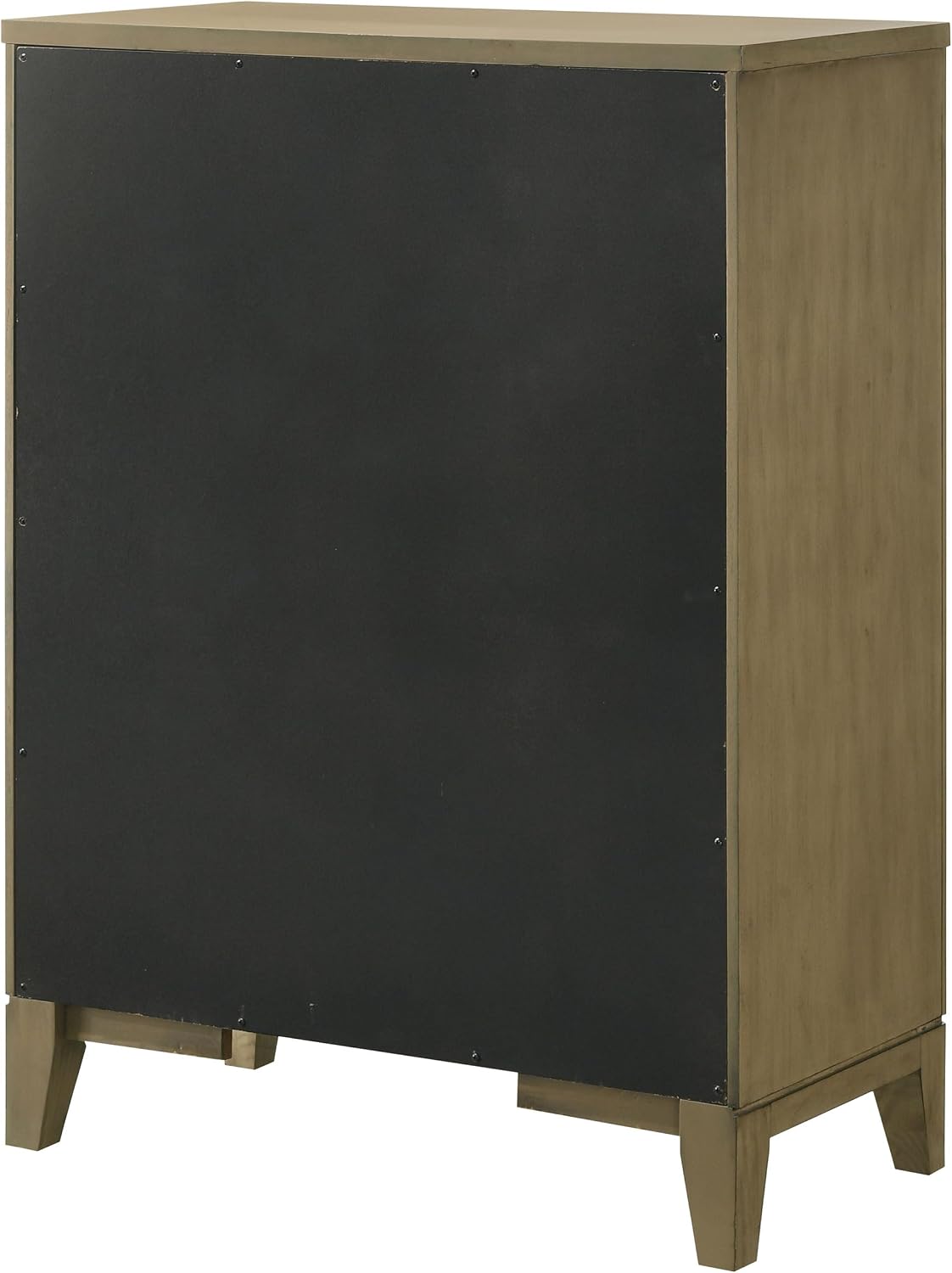 Coaster Home Furnishings - Granada - Wood - 5-Drawer Chest with Antique Nickel Hardware, Felt-Lined Top and Square Tapered Legs - Modern Classic - Bedroom - Natural Pine - 224925