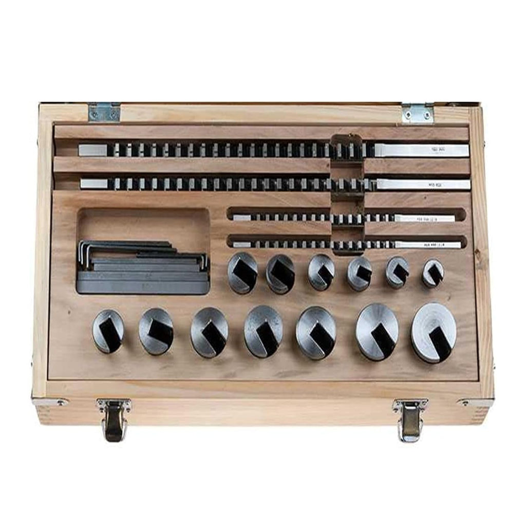 HSS Keyway Broach Set Metric High Speed Steel with Guide Bushing for CNC Cutting Machine Tool for Metalworking, Lathe