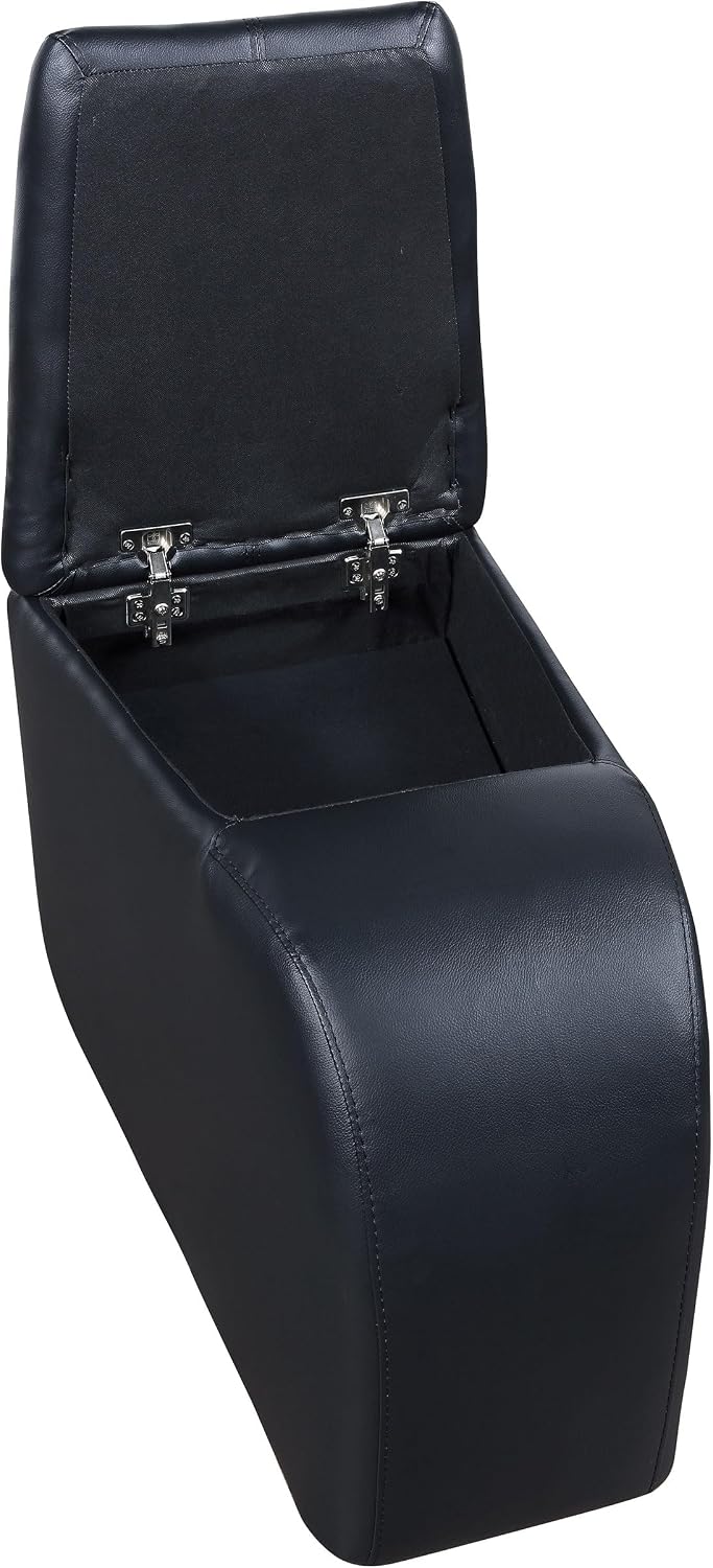 Coaster Home Furnishings - Cyrus - Wood - 7-Piece Upholstered Theater Seating with Cup Holders, Manual Recline and Hidden Storage - Living Room & Home Theater - Black - 600001-S5B