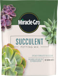 Miracle-Gro Succulent Potting Mix - Potting Soil Mix for Indoor Succulents, Aloe Vera and More, Made with Miracle-Gro Plant Food, 4 qt. (Pack of 10)