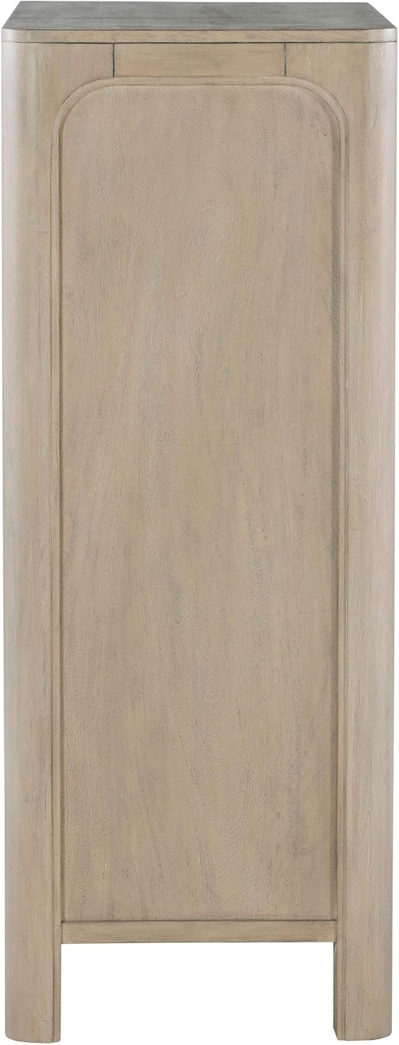 Coaster Home Furnishings - Solano - Wood - 5-Drawer Chest with Coastal Design, Rounded Edges, Bar Pull Handles and Hidden Compartment - Bedroom - Weathered Mango - 222525