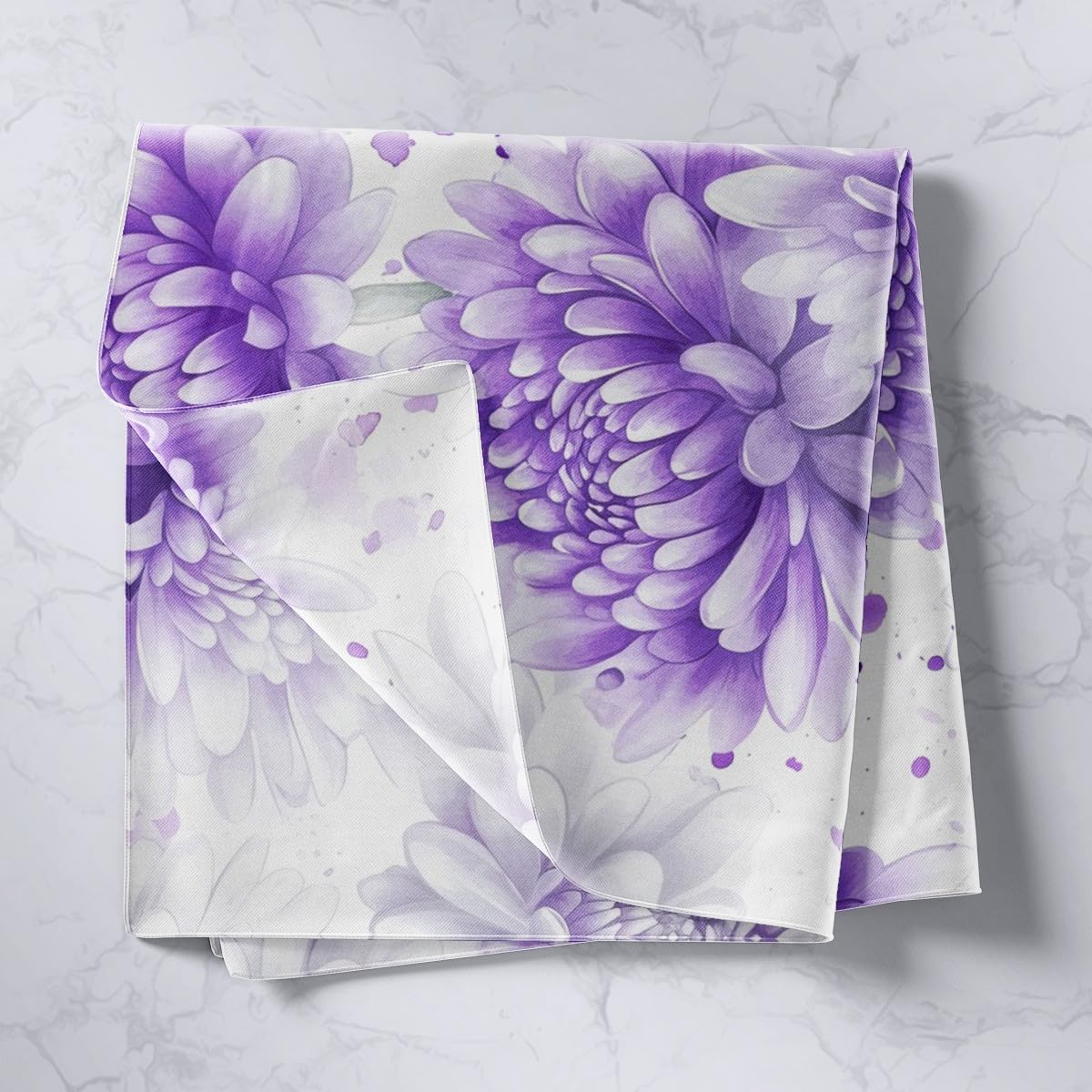 Purple Flowers Tapestry Peony Floral Tapestries Art Home Decoration Bedroom Decor Living Room Door Purple Ink Art Tapestry Wall Hanging Flowers Art Wall Hangings Art（70.9x92.5）