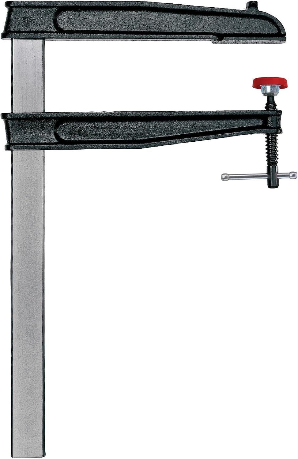 BESSEY Deep Reach Tradesman's Bar Clamp - 12 In. Throat x 24 In - CDS24-12WP - Woodworking Clamps with Wooden Handle, Ideal for Home Improvement, Workbench Projects, Carpentry and Cabinetry