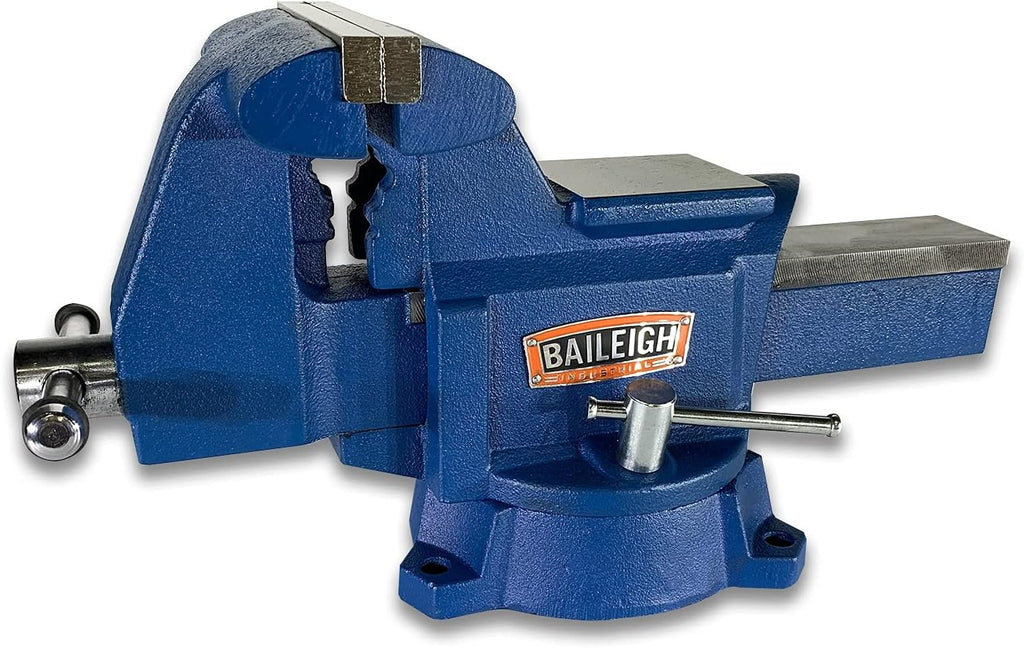 Baileigh Industrial Bench Vise, 6-1/2' Jaw Width, 7' Max Opening (BV-6I)