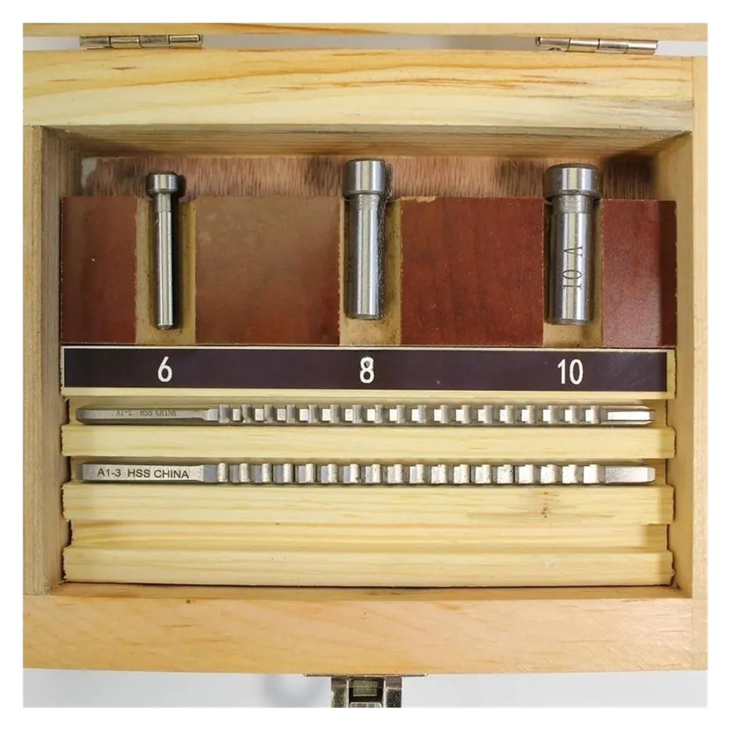 Keyway Broach Kit 6-Piece Keyway Puller Set, Metric Standard Part CNC Cutting Tool Set broaches