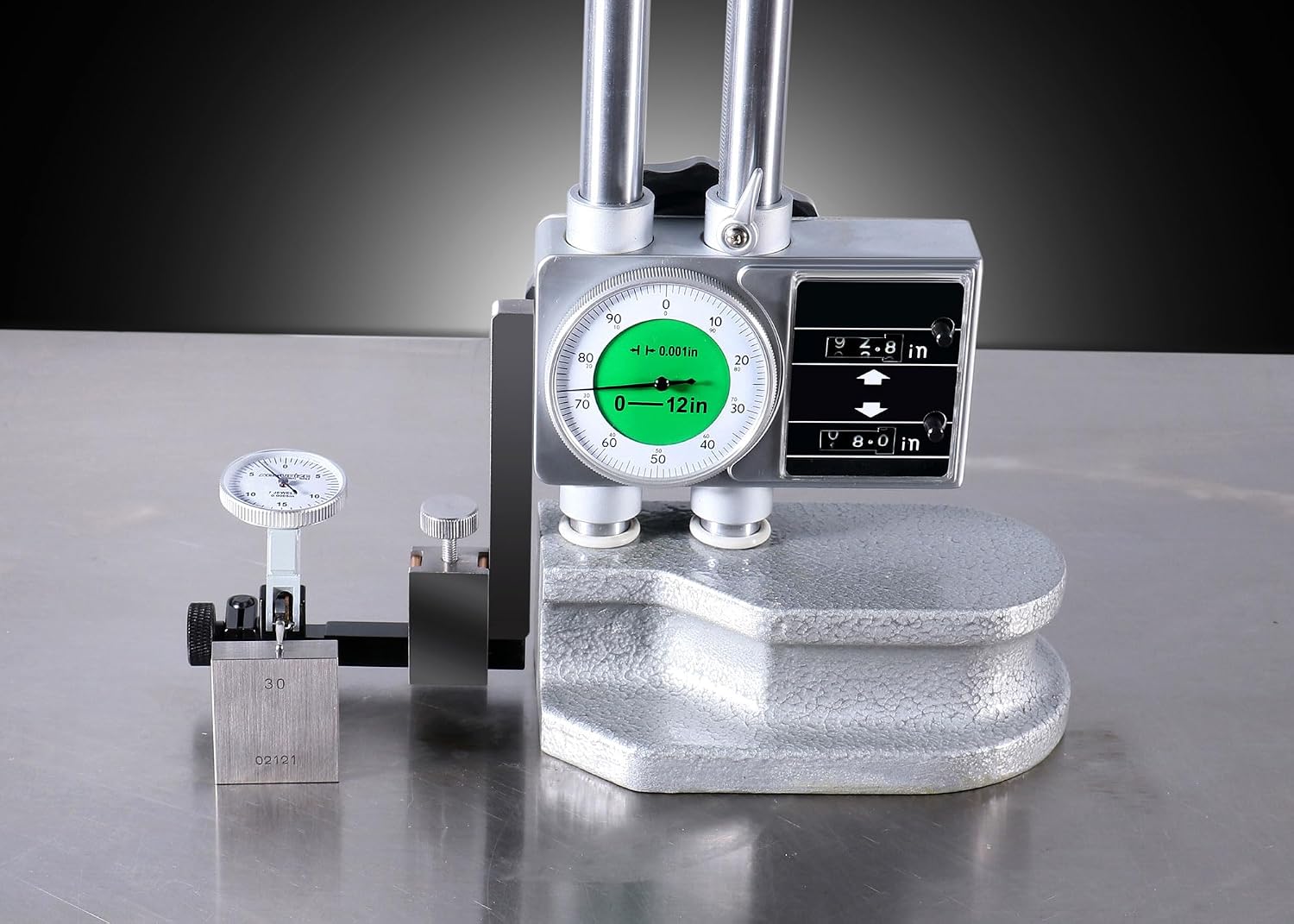 Accusize Industrial Tools Height Gauge Adaptor with Clamps, 0002-0881, 6 Units