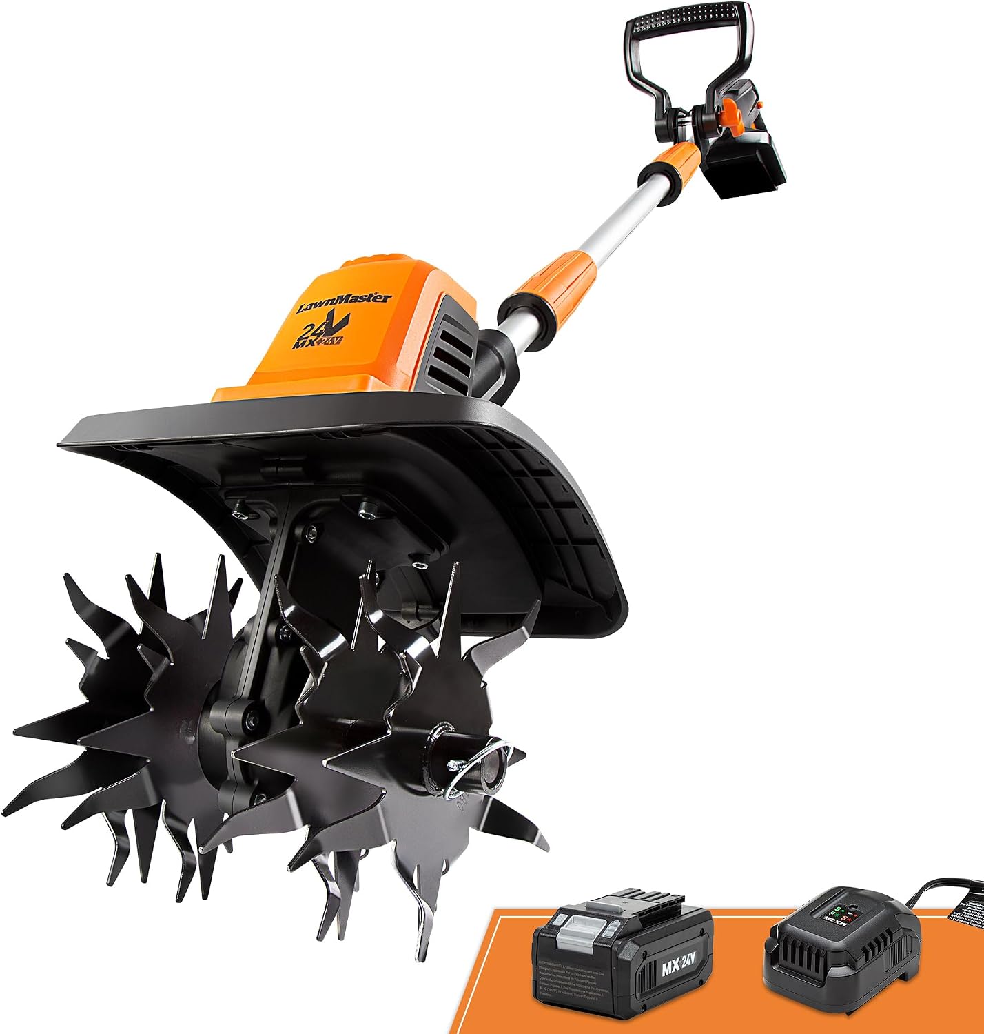 LawnMaster 24V MAX 9' Cordless Tiller – CLTE2409