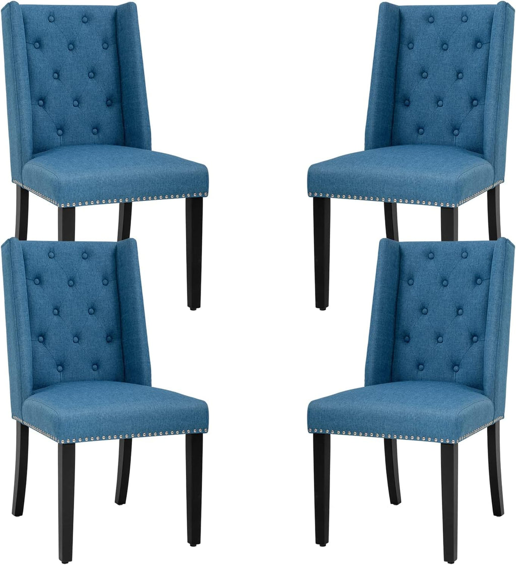 FDW Dining Chairs Set of 4 Kitchen Chairs for Living Room Dining Room Chairs Side Chair for Restaurant Home Kitchen Living Room