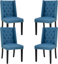 FDW Dining Chairs Set of 4 Kitchen Chairs for Living Room Dining Room Chairs Side Chair for Restaurant Home Kitchen Living Room