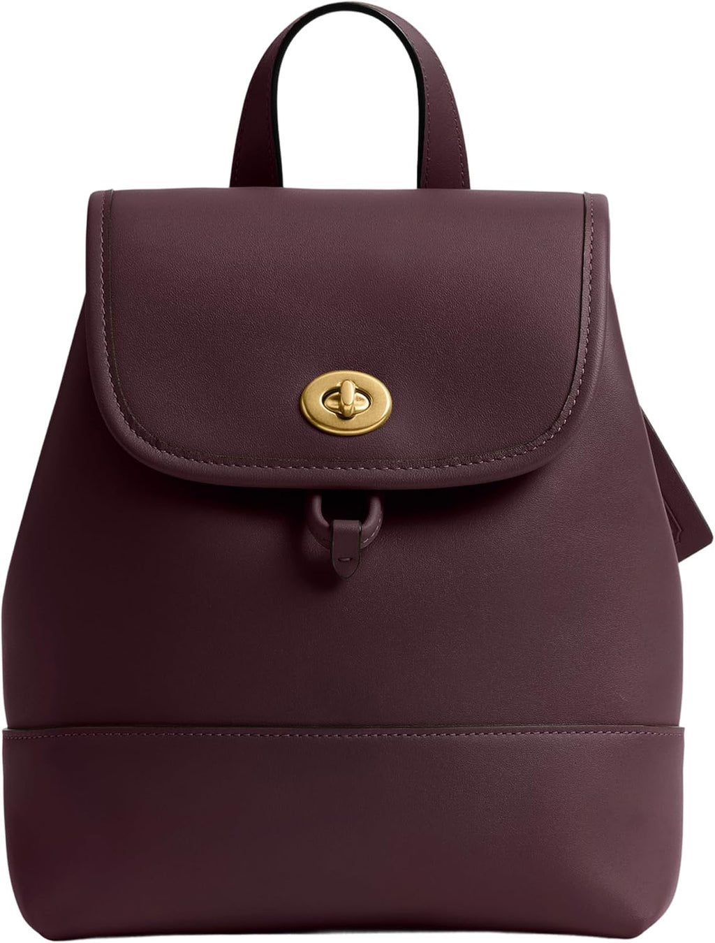 Coach Women's Turnlock Backpack Black Currant One Size