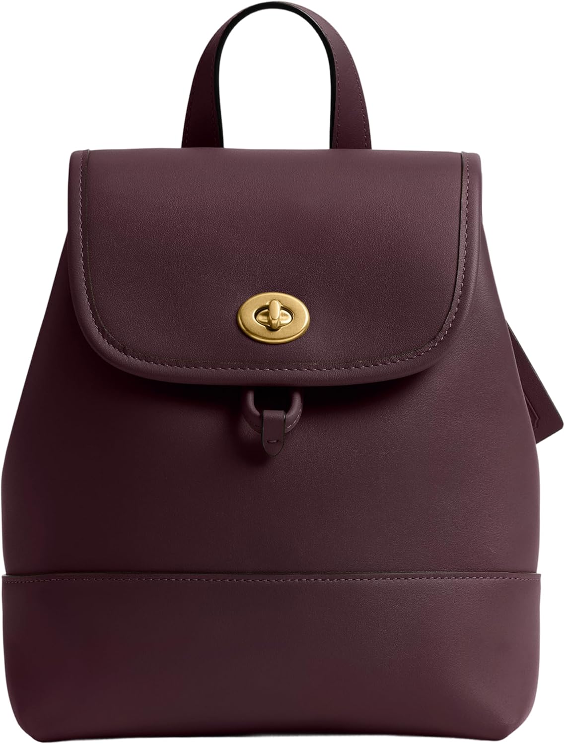 Coach Women's Turnlock Backpack Black Currant One Size