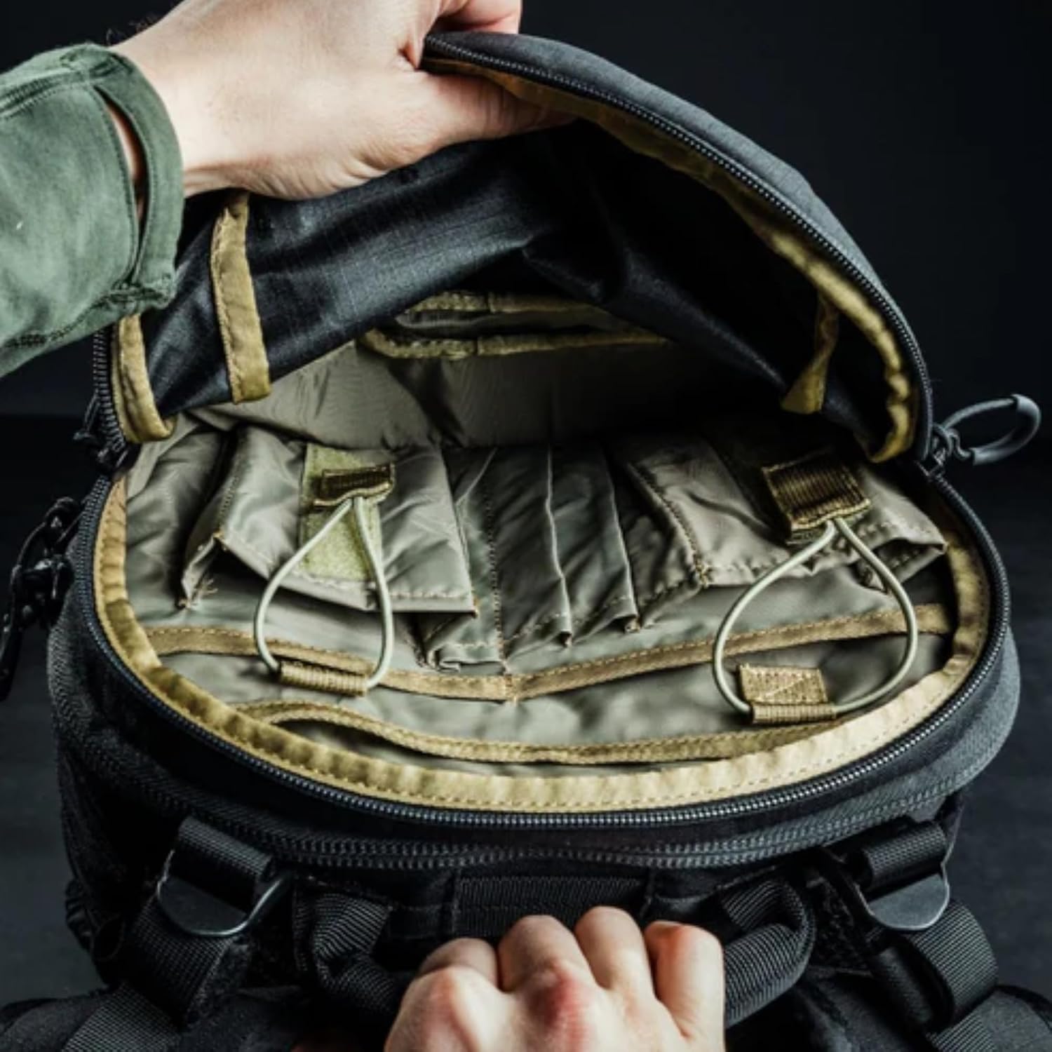 Eberlestock Switchblade Pack - Low Profile Tactical EDC Backpack for Maximum Space and Organization