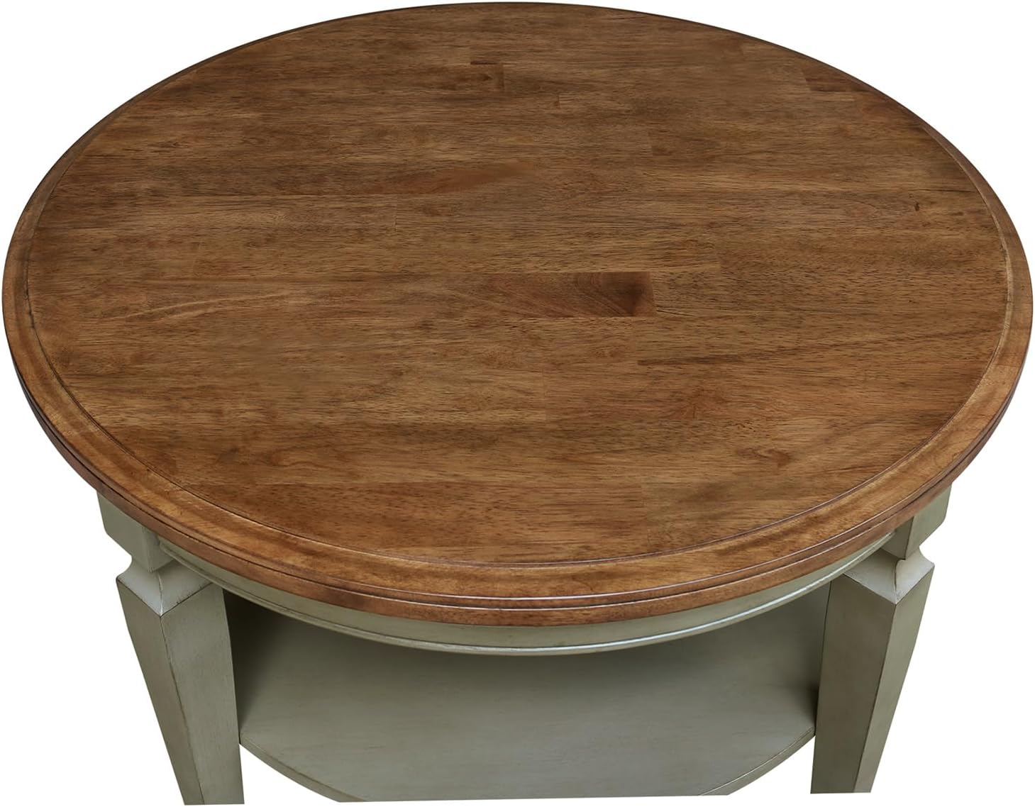 International Concepts Vista Round Hickory Stone Coffee Table