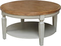 International Concepts Vista Round Hickory Stone Coffee Table