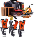 RaceWax Elite Ski Wax Tuning Kit + All Metal World Cup Ski Vise