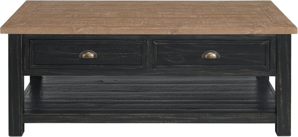 Martin Svensson Home Monterey Coffee Table, Black and Driftwood