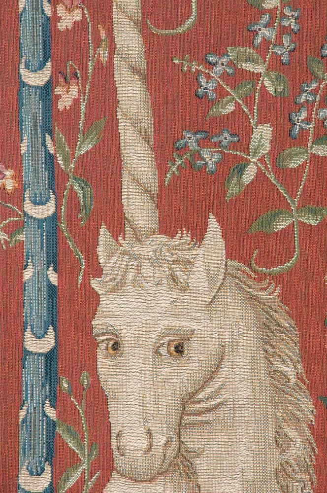 Charlotte Home Furnishings Inc. Portiere Licorne French Tapestry Wall Hanging 75 X 29 Inch Viscose Cotton And Polyester Blend Wall Art Perfect For Home Decor Room Decor And Wall Decor