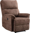 EBELLO Power Recliner Chair, Electric Recliner, Breathable Fabric Single Overstuffed Recliner Sofa with USB Charge Port for Elderly Living Room, Bedroom, Brown