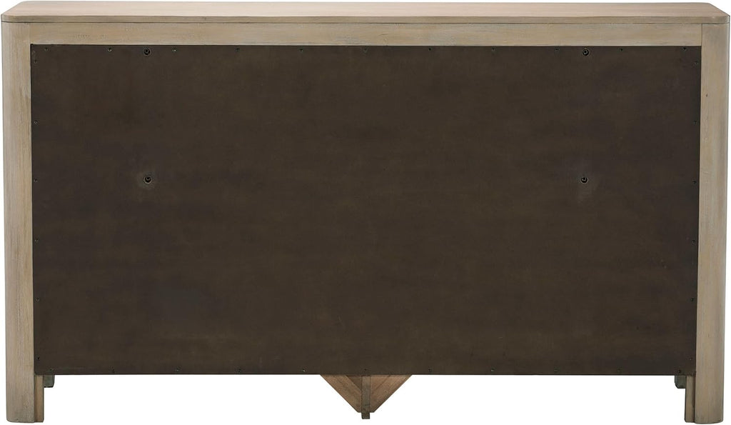Coaster Home Furnishings - Solano - Wood - 9-Drawer Bedroom Dresser with Mango Veneer, Hidden Jewelry Tray, Felt-Lined Top Drawers and Arched Corners - Bedroom - Weathered Mango - 222523