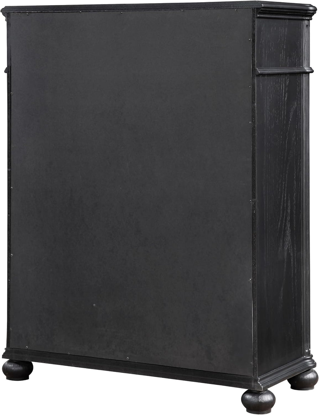 Coaster Home Furnishings Celina Traditional Wood 5-Drawer Bedroom Chest of Drawers Chiffonier Clothing Storage Cabinet Bedroom Armoire Tall Dresser Organizer Unit Black 224765