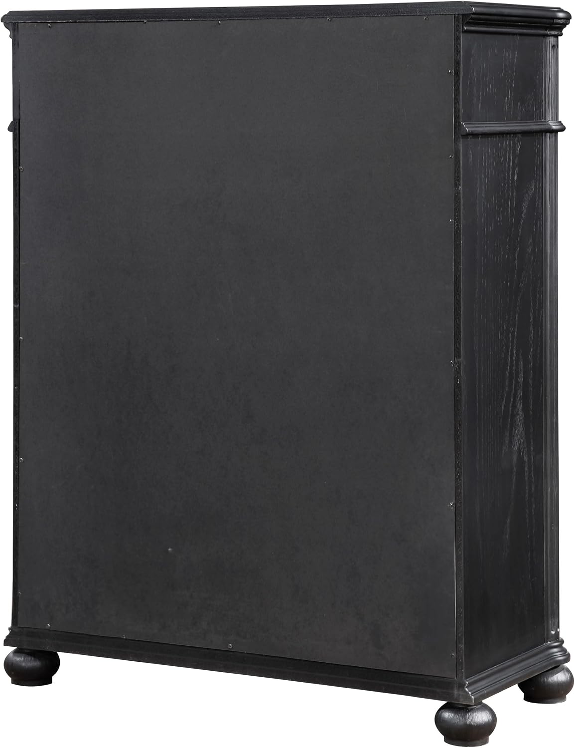 Coaster Home Furnishings Celina Traditional Wood 5-Drawer Bedroom Chest of Drawers Chiffonier Clothing Storage Cabinet Bedroom Armoire Tall Dresser Organizer Unit Black 224765