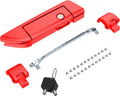 Tour Pack Latches Scarlet Red,Tour Pack Trunk Lid Latch with Keys Fit for Harley Touring/Road King/Road Glide/Street Glide/Electra Glide/Ultra-Classic 2014+