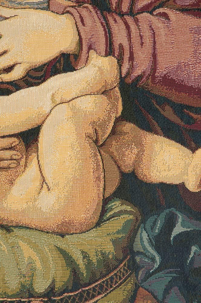 Charlotte Home Furnishings Inc. Madonna Del Cuscino Italian Tapestry Wall Hanging 22 X 17 Inch Viscose Cotton And Polyester Blend Wall Art Perfect For Home Decor And Wall Decor By Raphael
